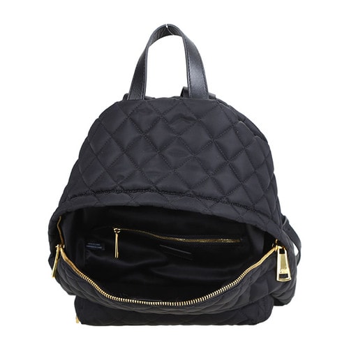 MOSCHINO/莫斯奇諾 女士菱格尼龍雙肩包 7607 黑色