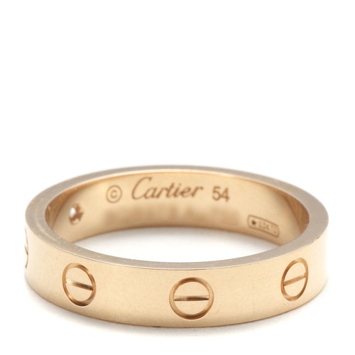 CARTIER(卡地亞) CARTIER/卡地亞love18K玫瑰金鉆石女士戒指\指環B4050700