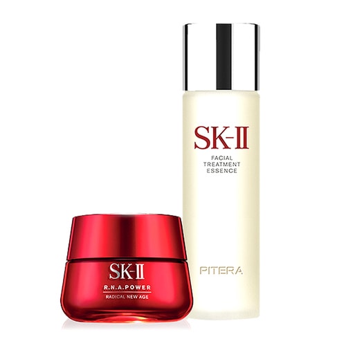 SK-II/SK-II神仙水/大紅瓶護(hù)膚套裝(護(hù)膚精華露230ml+肌源賦活修護(hù)精華霜50g)
