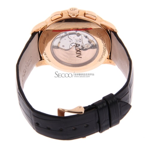 GP-Girard Perregaux/芝柏 1966系列玫瑰金男士機(jī)械腕表49539-52-151-BK6A