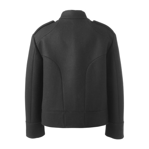 GUCCI/古馳 女士外套 純羊毛浮雕飾扣女士立領(lǐng)夾克