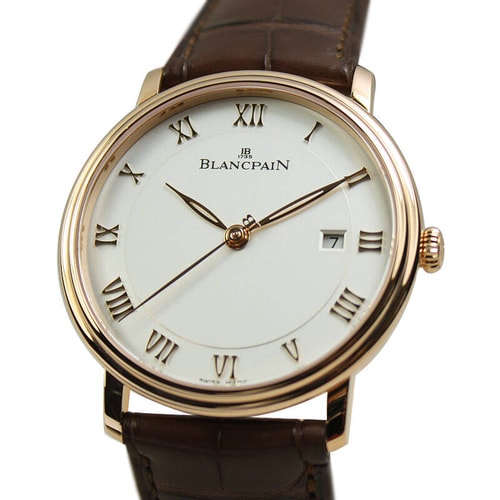 BLANCPAIN/寶珀Villeret系列男式自動機械腕表6651-3642-55B