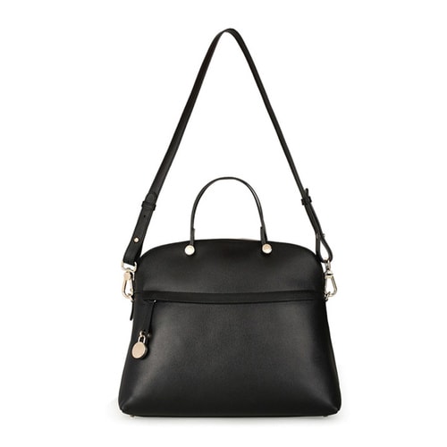 FURLA 芙拉 女士黑色真皮精致時尚手提單肩包 768395