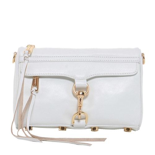 Rebecca Minkoff/瑞貝卡·明可弗 女士 真皮 金屬裝飾 單肩包 EB