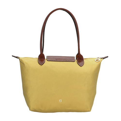 Longchamp/瓏驤 女士長(zhǎng)柄尼龍折疊包 2605 咖喱色