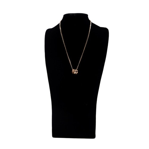 CARTIER/卡地亞 LOVE系三環幸運鑲鉆吊墜項鏈B7219700