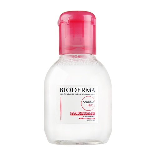 Bioderma/貝德瑪 舒妍潔膚液100ml(粉水）+凈妍控油潔膚液10ml*3（藍水）