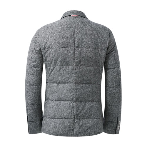 Moncler/蒙克萊 男士外套 尼龍按扣開合logo點綴翻領男士羽絨服