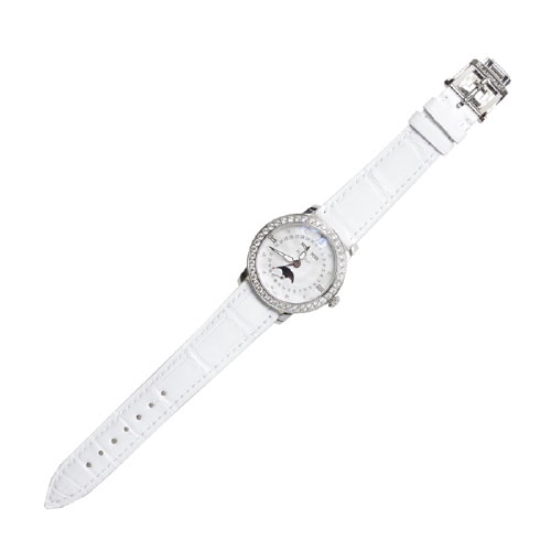 BLANCPAIN/寶珀 月相鑲鉆 機械女表 3663A-4654-55B