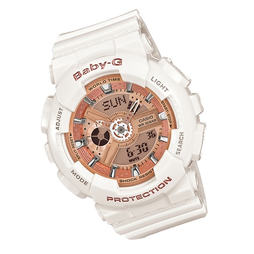 CASIO/卡西歐手表時尚運動電子表正品防水潮流戶外女表BA-110-7A1PR