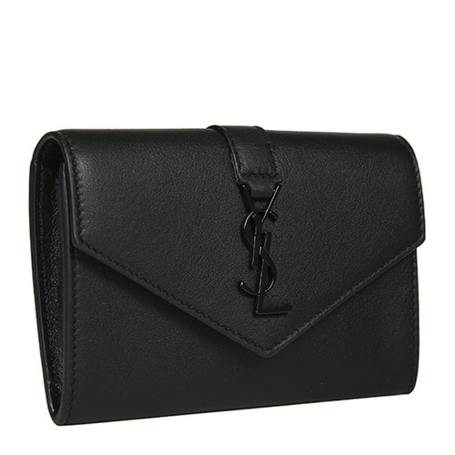 Yves saint Laurent/圣羅蘭 16秋冬牛皮YSL LOGO背面?zhèn)却垮X包 423483BJ54U