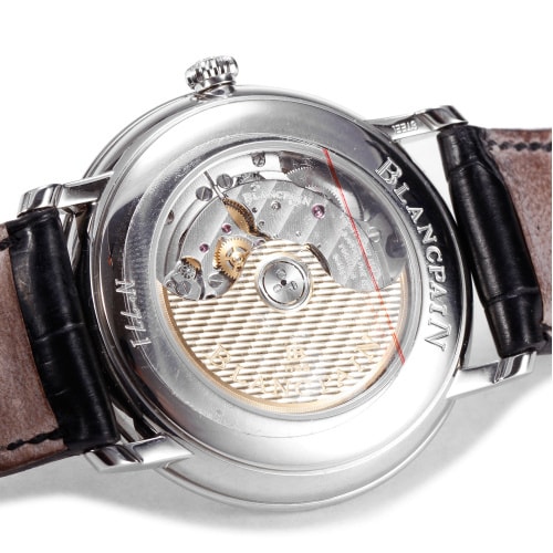 BLANCPAIN/寶珀Villeret系列男士自動(dòng)機(jī)械腕表 6651-1127-55B