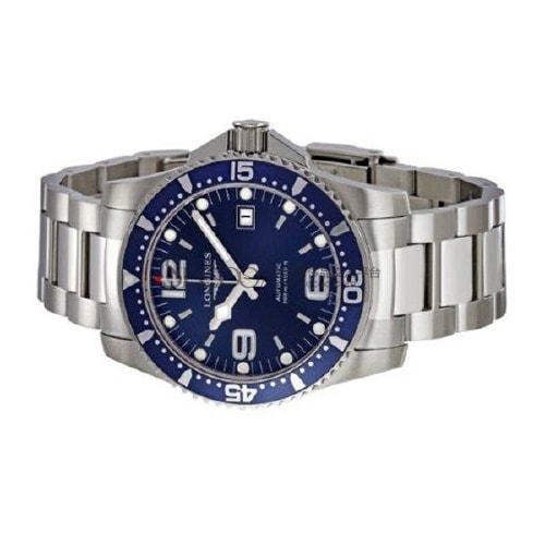 LONGINES/浪琴康卡斯自動(dòng)機(jī)械潛水男表(L3.642.4.96.6)