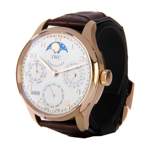 IWC/萬國葡萄牙萬年歷系列男士機(jī)械腕表IW502306