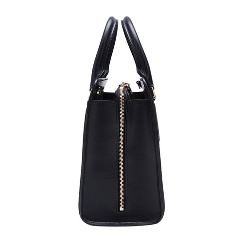 Alexander McQueen/亞歷山大麥昆牛皮材質純色女士手提單肩兩用包,440919DNL0G 1000 WOMEN BAG