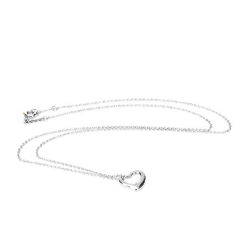 Tiffany & Co./蒂芙尼 女式925純銀心形帶墜項鏈 11mm T25152336
