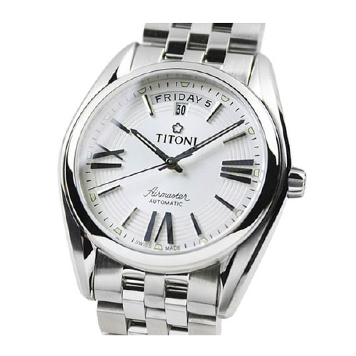 TITONI/梅花空霸系列機械男表(93909 S-342)全球聯(lián)保