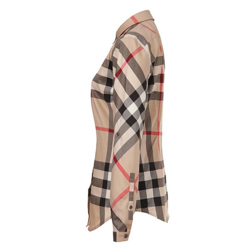 BURBERRY/博柏利 經(jīng)典格紋 棉質 長袖 女士襯衫#3918091