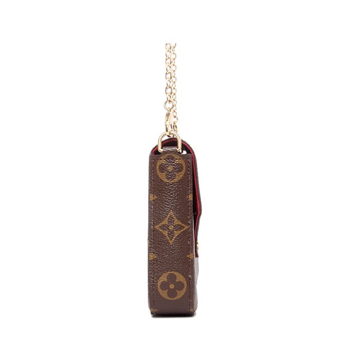 Louis Vuitton/路易威登 FELICIE女士老花色斜挎包、帆布/配皮M61276
