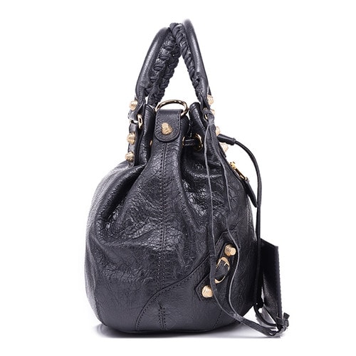 Balenciaga/巴黎世家中性款式機車包羊皮手提包285439 D94JG 1160