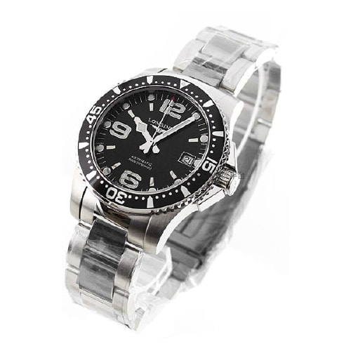 LONGINES/浪琴康卡斯自動(dòng)機(jī)械潛水男表(L3.641.4.56.6)