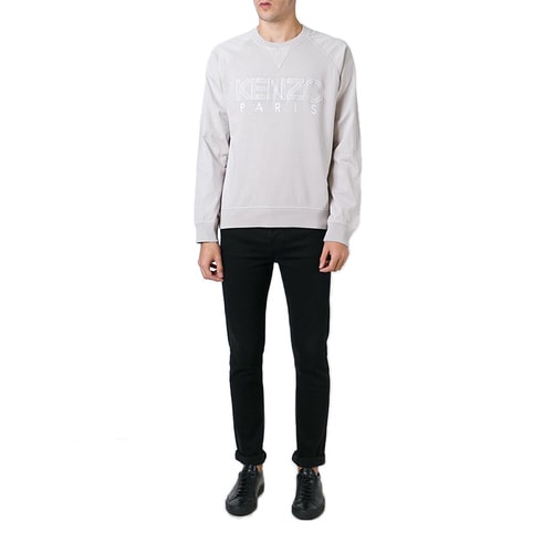 KENZO/高田賢三 男士灰色logo衛(wèi)衣 F655SW1094MC