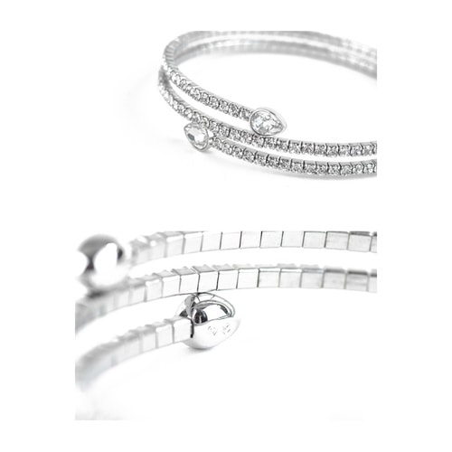 Swarovski/施華洛世奇wisty Drop 鍍白金色時(shí)尚混搭風(fēng)手鐲 5073592