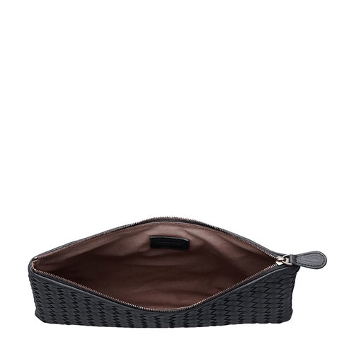 Bottega Veneta/葆蝶家 藏藍色男士羊皮手拿包#256400 V0010 4014