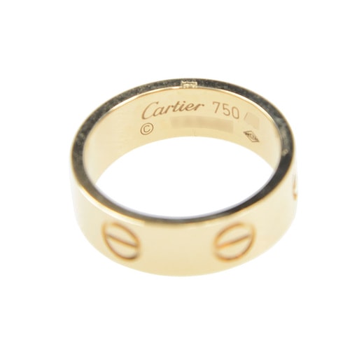 CARTIER/卡地亞 love18K黃金女性戒指\指環 B4084600