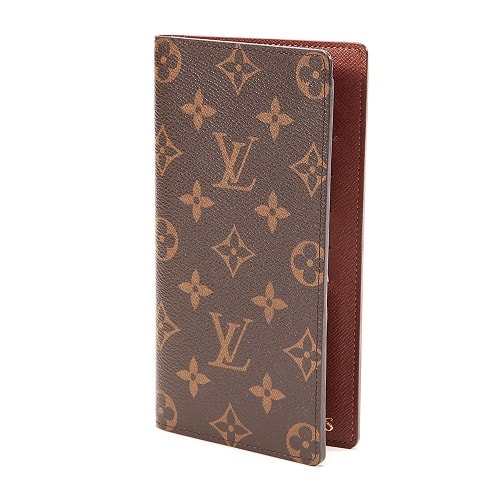 Louis Vuitton/路易威登 BRAZZA 男士 Monogram帆布 長款兩折錢包 M66540