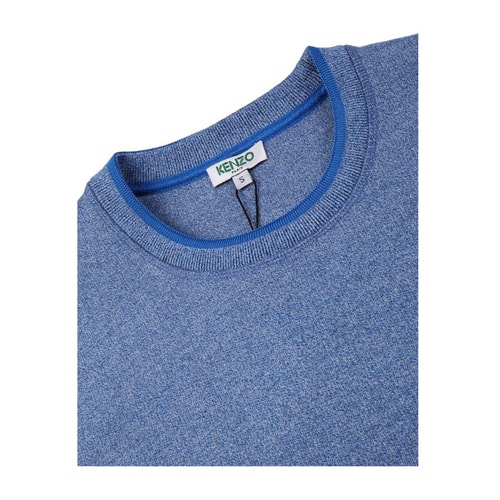 KENZO/高田賢三 小圖案logo長袖圓領(lǐng)男士衛(wèi)衣4MA