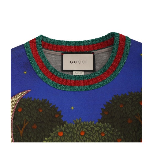 GUCCI/古馳 純棉圓領(lǐng)長袖時(shí)尚休閑女士衛(wèi)衣 GU2631247535 422724X5D444750