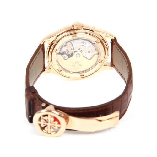 Patek Philippe/百達(dá)翡麗 復(fù)雜功能計時 18K玫瑰金 自動機(jī)械男表 5146R-001