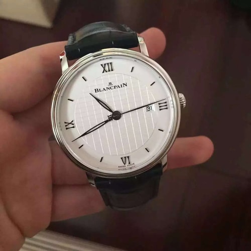 BLANCPAIN/寶珀 VILLERET 精鋼機械男表 6651-1143-55B