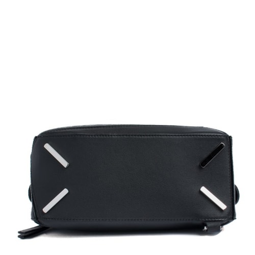LOEWE/羅意威 黑色牛皮拼圖手提單肩包 32230K79 1100